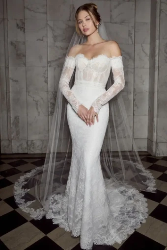 Casablanca Bridal 2580 Cosette #0 default Ivory/Nude thumbnail