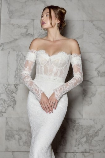 Casablanca Bridal 2580 Cosette #4 Ivory/Nude thumbnail