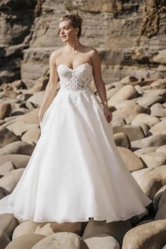 Allure Bridals A1164 #4 IVORY/CHAMP/NUDE thumbnail