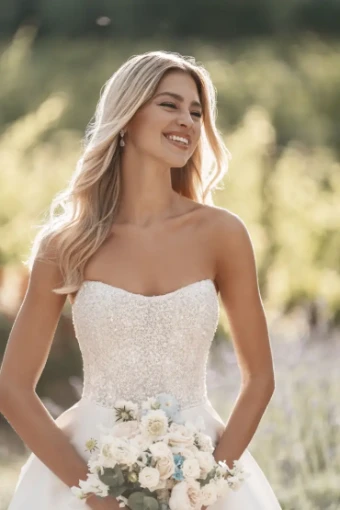 Allure Bridals A1307 #3 Pearl/Ivory thumbnail
