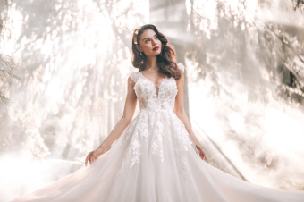 Disney Fairy Tale Weddings D417 "Snow White" #0 default Desert/Champagne/Ivory/Nude thumbnail