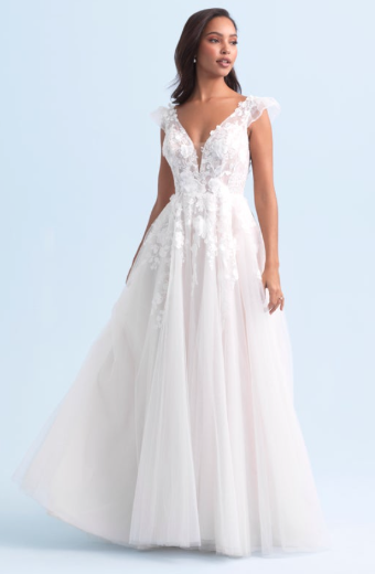 Disney Fairy Tale Weddings D417 "Snow White" #4 Desert/Champagne/Ivory/Nude thumbnail