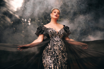 Disney Fairy Tale Weddings DVL17 "Evil Queen" #10 Almond/Champagne/Ivory/Nude thumbnail