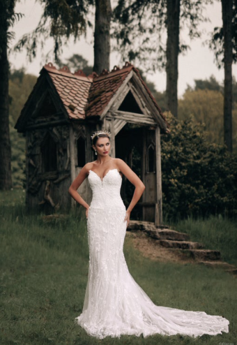 Disney Fairy Tale Weddings DVL17 "Evil Queen" #5 Almond/Champagne/Ivory/Nude thumbnail