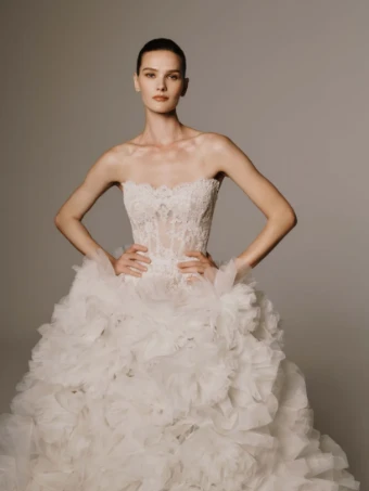 Bellasposa Runway Collection RH039 #1 Ivory thumbnail