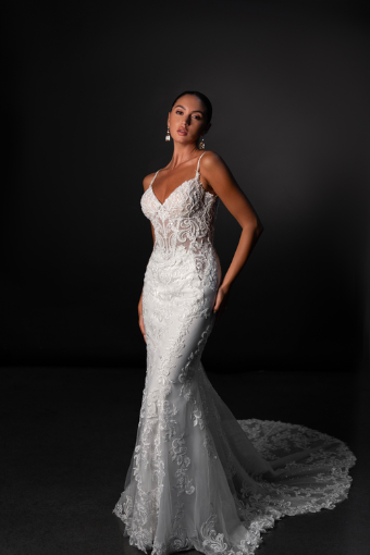 Martina Liana ML1916 #2 default (IV-IV) Ivory Lace and Tulle over Ivory Gown thumbnail