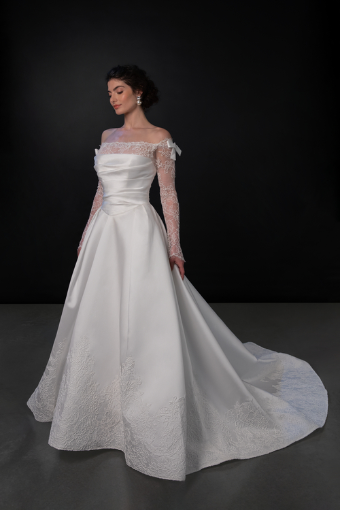 Martina Liana ML1992 #0 default IVORY LACE AND SILK IVORY thumbnail