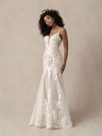Allure Bridals 9851 #0 default Mocha/Ivory/Nude/Silver thumbnail