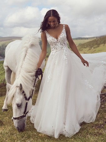 Rebecca Ingram Matilda #0 default Ivory over Soft Blush thumbnail