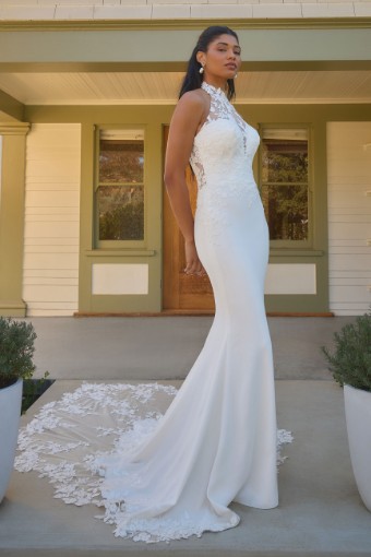 Casablanca Bridal BL481-1 Leandra #3 Ivory/Nude thumbnail