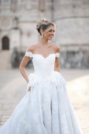 Disney Fairy Tale Weddings D473 Cinderella #3 Platinum/Blue/Ivory thumbnail