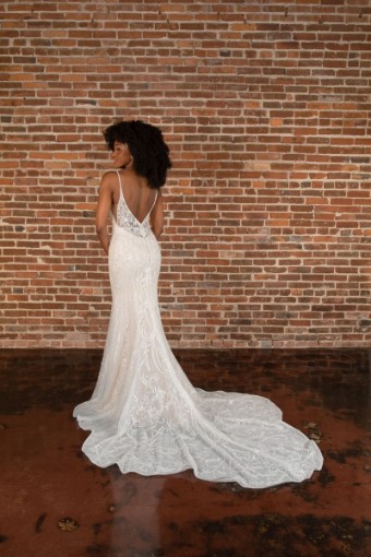 Essense of Australia D3837 #1 Ivory/Platinum thumbnail