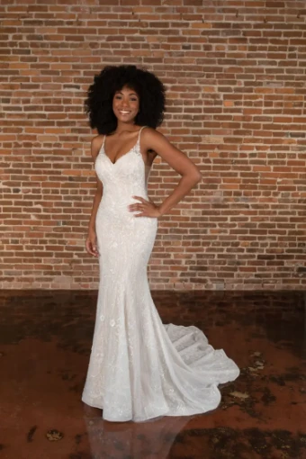 Essense of Australia D3837 #0 default Ivory/Platinum thumbnail