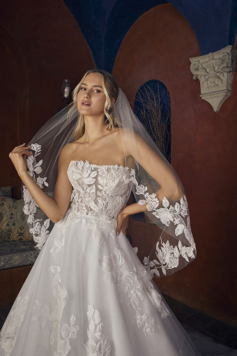 Casablanca Bridal 2553 VERITY #2 Ivory/Light Blue/Purple/Nude/Ivory thumbnail