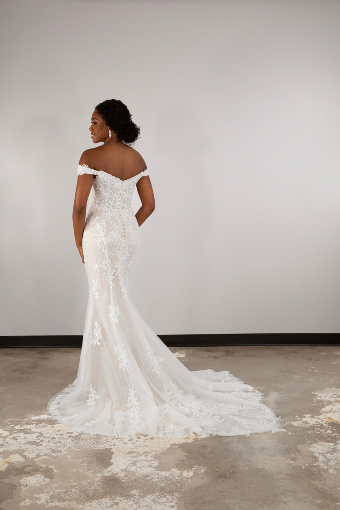 Essense of Australia D3960 #1 (IV-RM) IVORY LACE AND TULLE OVER RUM GOWN (IV-AL) Ivory Lace and Tulle over Almond Gown thumbnail