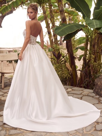 Rebecca Ingram 24RS197A01 - TWYLA #5 Ivory (gown with Natural Illusion) thumbnail