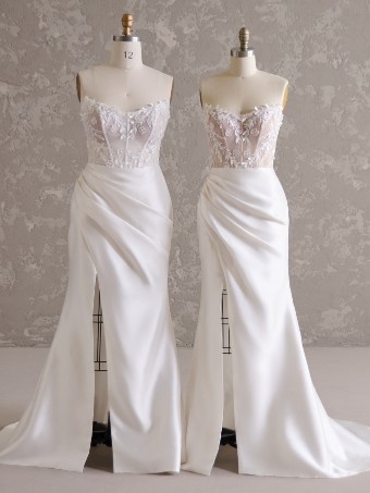 Rebecca Ingram 24RS197A01 - TWYLA #6 default Ivory (gown with Natural Illusion) thumbnail