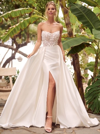 Rebecca Ingram 24RS197A01 - TWYLA #4 Ivory (gown with Natural Illusion) thumbnail