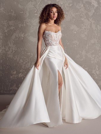 Rebecca Ingram 24RS197A01 - TWYLA #2 Ivory (gown with Natural Illusion) thumbnail