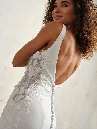 Rebecca Ingram Brecka #1 All Ivory (gown with Ivory Illusion) thumbnail