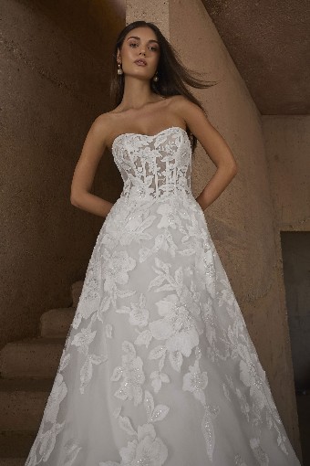 Casablanca Bridal 2602 Morley - TRUNK SHOW #2 Ivory/Sorbet/Nude/Ivory thumbnail
