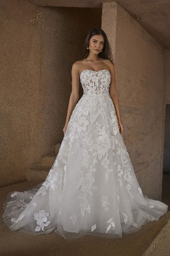 Casablanca Bridal 2602 Morley - TRUNK SHOW #0 default Ivory/Sorbet/Nude/Ivory thumbnail