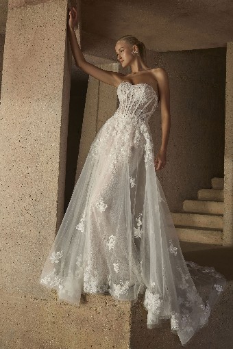 Casablanca Bridal 2606 Elysia - TRUNK SHOW #2 Ivory/Nude thumbnail