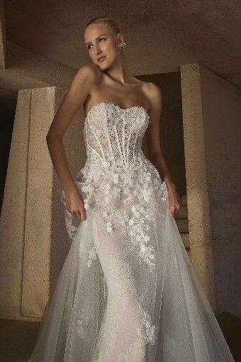 Casablanca Bridal 2606 Elysia - TRUNK SHOW #1 Ivory/Nude thumbnail