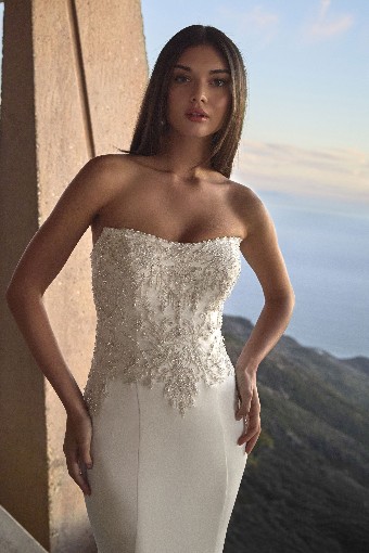 Casablanca Bridal 2611 Oceana - TRUNK SHOW #1 Ivory/Silver thumbnail