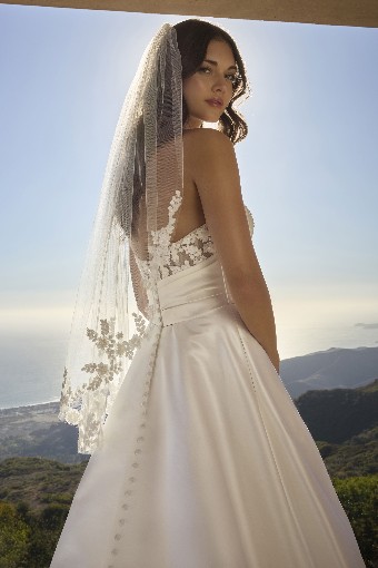 Casablanca Bridal 2612 Clarisse - TRUNK SHOW #4 Diamond White/Nude/Ivory thumbnail