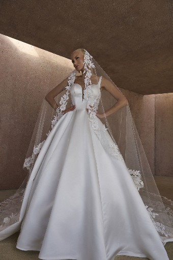 Casablanca Bridal 2615 Aurelia - TRUNK SHOW #4 Diamond White/Nude/Diamond White thumbnail