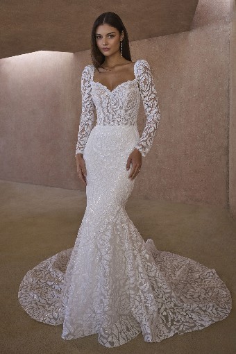 Casablanca Bridal 2620 Rosalind - TRUNK SHOW #1 Ivory/Ivory Black/Nude thumbnail