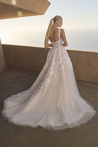 Casablanca Bridal 2618 Larissa - TRUNK SHOW #1 Silver Blush/Nude/Diamond White thumbnail