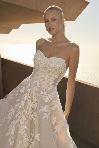 Casablanca Bridal 2618 Larissa - TRUNK SHOW #2 Silver Blush/Nude/Diamond White thumbnail