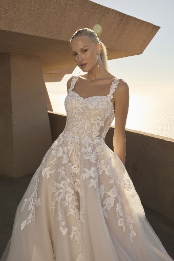 Casablanca Bridal 2618 Larissa - TRUNK SHOW #3 Silver Blush/Nude/Diamond White thumbnail