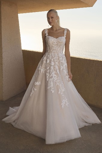 Casablanca Bridal 2618 Larissa - TRUNK SHOW #0 default Silver Blush/Nude/Diamond White thumbnail
