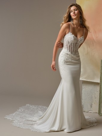 Maggie Sottero Designs INDIA 26MB374B01 #0 default All Ivory (gown with Ivory Illusion) thumbnail