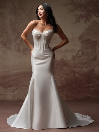 Rebecca Ingram ZORINA #1 All Ivory thumbnail