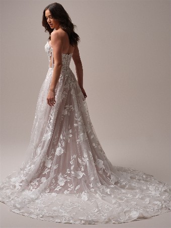 Maggie Sottero Designs NATALIE (25MB924A01 - Unlined bodice) #2 Ivory over Blush (gown with Light Nude Illusion) thumbnail