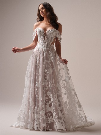 Maggie Sottero Designs NATALIE (25MB924A01 - Unlined bodice) #0 default Ivory over Blush (gown with Light Nude Illusion) thumbnail