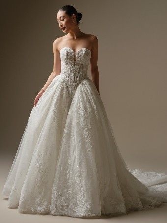 Maggie Sottero Designs ZULANI 26SS471A01 #4 All Ivory (gown with Ivory Illusion) thumbnail