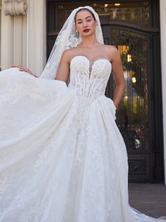 Maggie Sottero Designs ZULANI 26SS471A01 #1 All Ivory (gown with Ivory Illusion) thumbnail