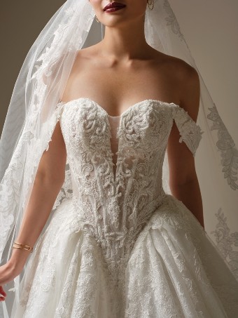 Maggie Sottero Designs ZULANI 26SS471A01 #3 All Ivory (gown with Ivory Illusion) thumbnail
