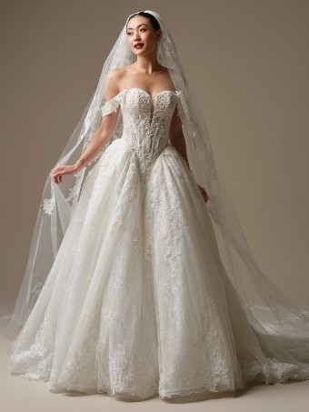 Maggie Sottero Designs ZULANI 26SS471A01 #2 All Ivory (gown with Ivory Illusion) thumbnail