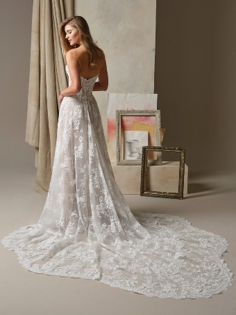 Maggie Sottero Designs LUCCA #2 All Ivory (gown with Ivory Illusion) thumbnail