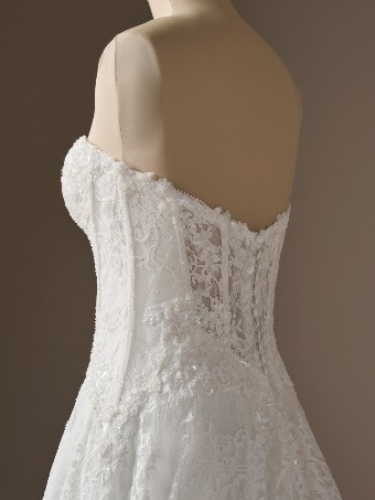 Maggie Sottero Designs LUCCA #6 All Ivory (gown with Ivory Illusion) thumbnail