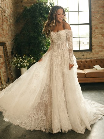 Maggie Sottero Designs KITARO #0 default Ivory over Blush (gown with Ivory Illusion) thumbnail