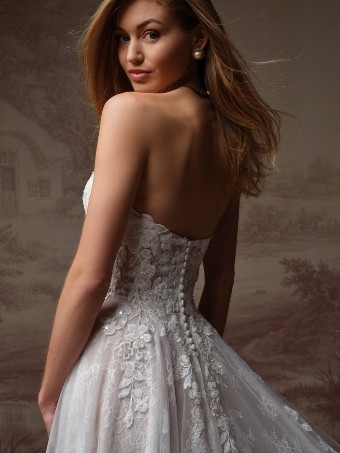 Maggie Sottero Designs HADLEY #3 default Ivory over Blush (gown with Ivory Illusion) thumbnail