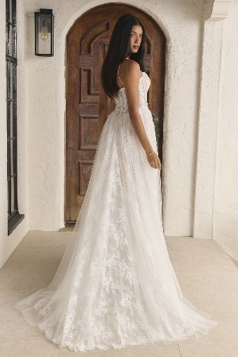 Casablanca Bridal Chantilly #2 Ivory/Nude thumbnail