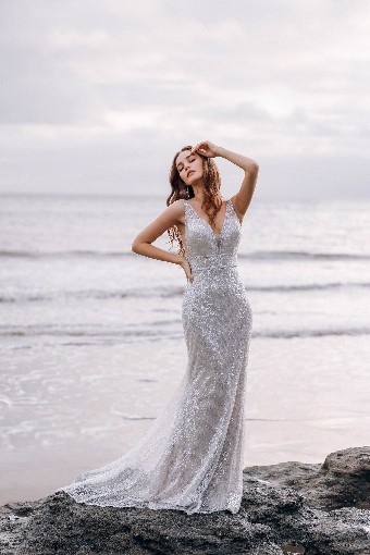 Disney Fairy Tale Weddings D280 ARIEL #1 Nude/Champagne/Ivory/Nude thumbnail